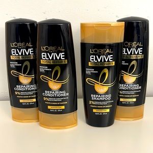 L'Oreal Paris Elvive Total Repair shampoo and conditioner